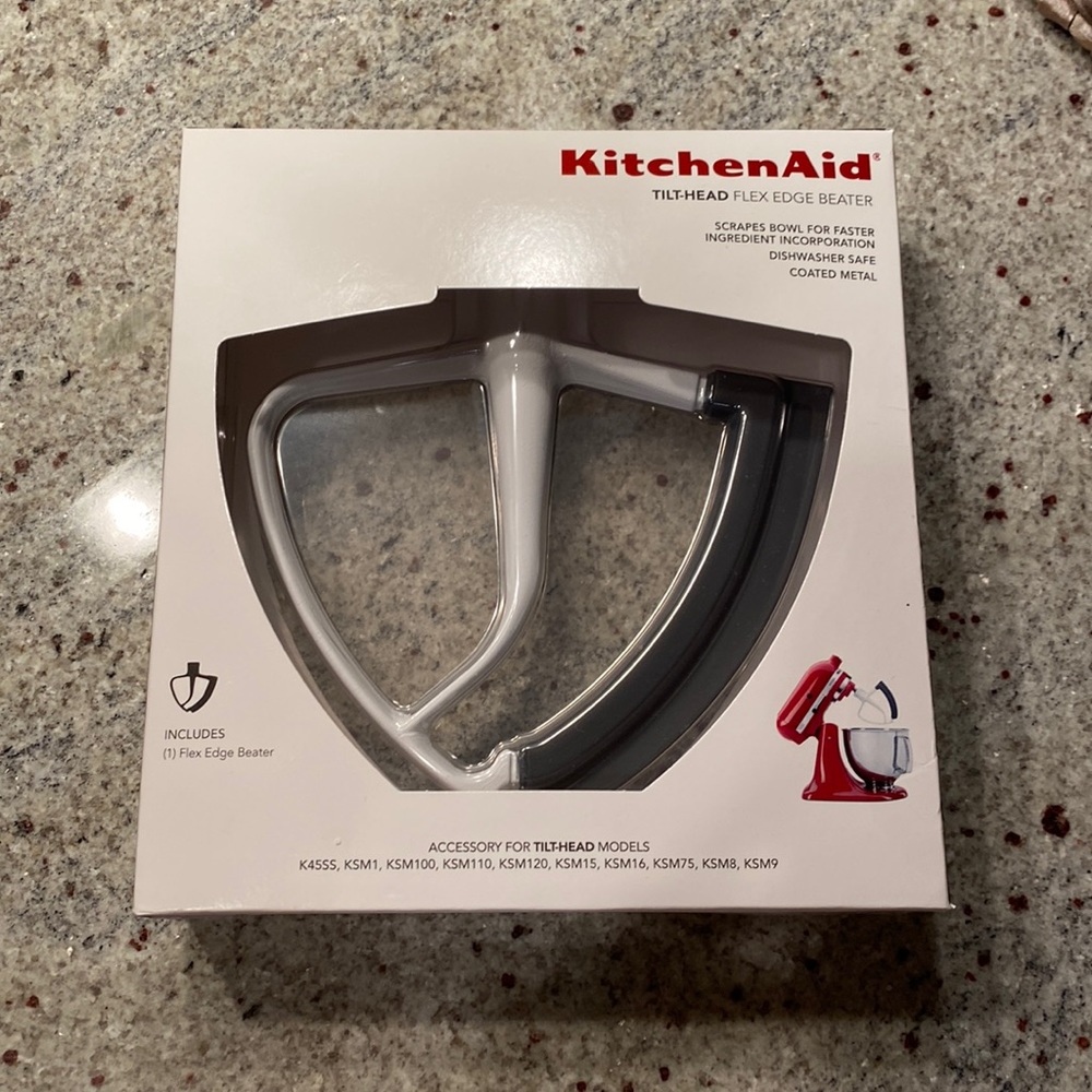 KitchenAid Flex Edge Beater Attachment for Tilt-Head Mixer